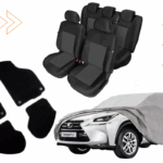 Banner avec housses, bâches et tapis auto