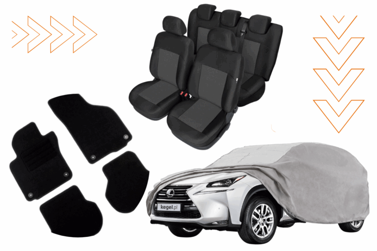 Banner avec housses, bâches et tapis auto