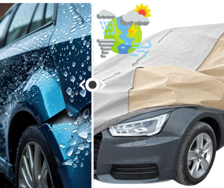 Illustration - bâches de voiture protection complexe